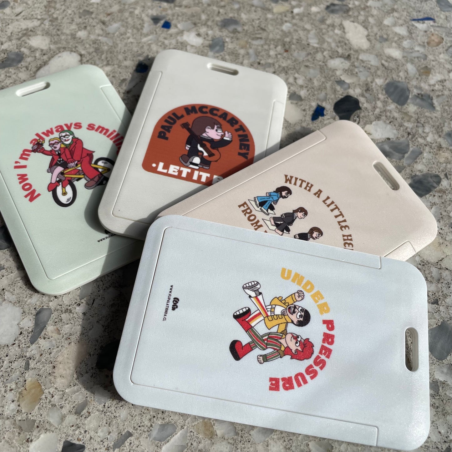 Tarjetero The Beatles / Identificador de maleta