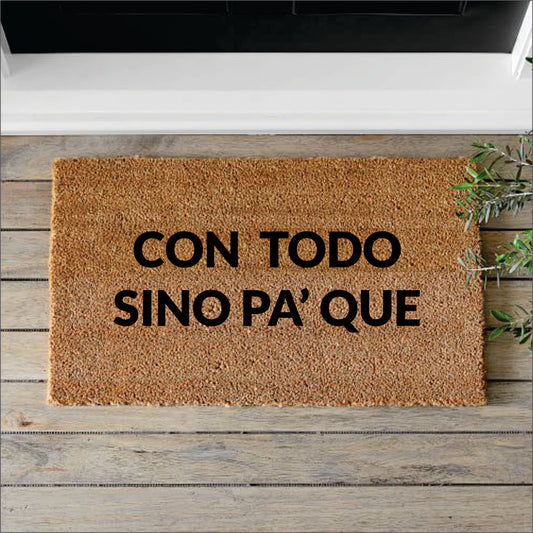 Limpiapiés Con todo