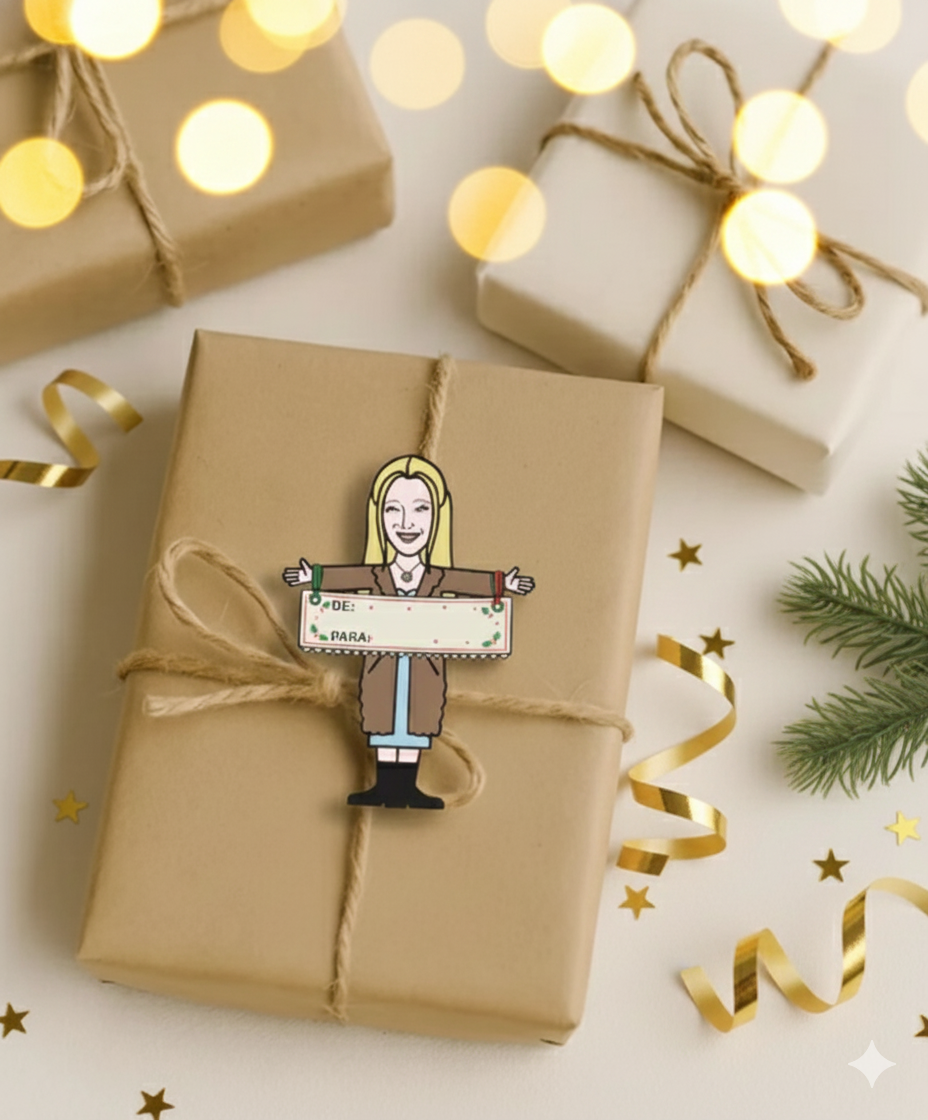 Hangtags Navidad – Edición Phoebe FRIENDS x Flipa