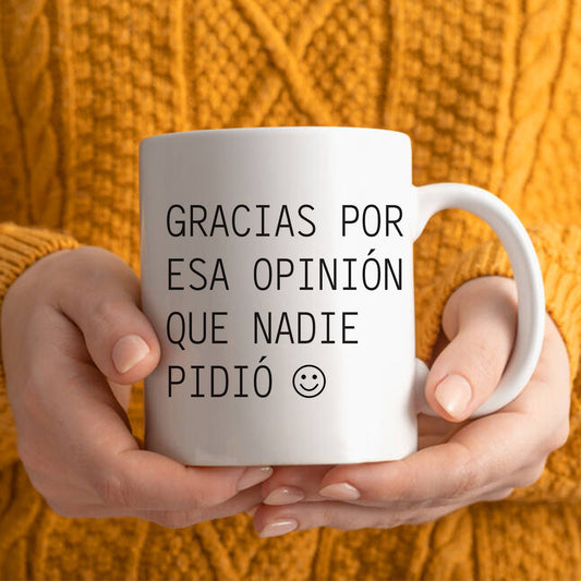 Tazón Gracias por esa opinión